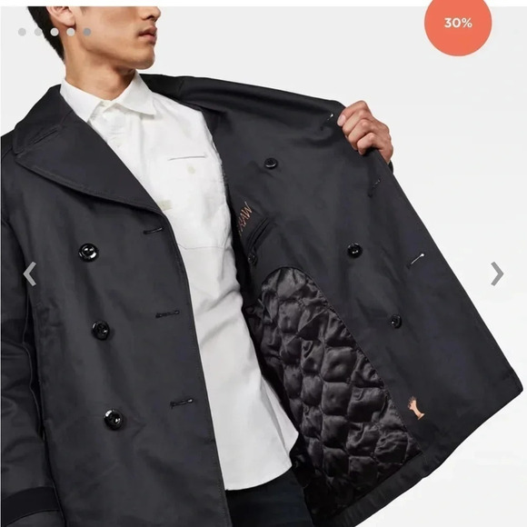 G star Raw size small denim peacoat - Picture 3 of 13